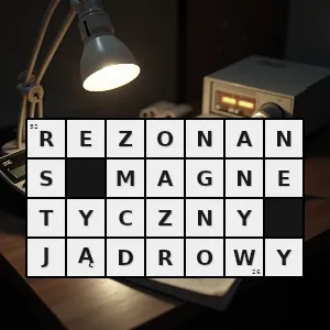 Rozwiązanie krzyżówki: nmr najpowszechniej używana technika analityczna do określania struktury chemicznej związków organicznych absorpcja promieniowania elektromagnetycznego o częstotliwości radiowej przez jądra atomów - rezonans magnetyczny jądrowy | hasła, synonimy i podpowiedzi Hasło krzyżówkowe nmr najpowszechniej używana technika analityczna do określania struktury chemicznej związków organicznych absorpcja promieniowania elektromagnetycznego o częstotliwości radiowej przez jądra atomów - rezonans magnetyczny jądrowy – rozwiązanie, synonimy, podpowiedzi i definicje krzyżówkowe